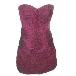 Jovani strapless formal cocktail dress, si…